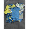 Carter's Gerber Baby 12M 5 Piece Bundle Rash Guard Swim Shorts Onesies