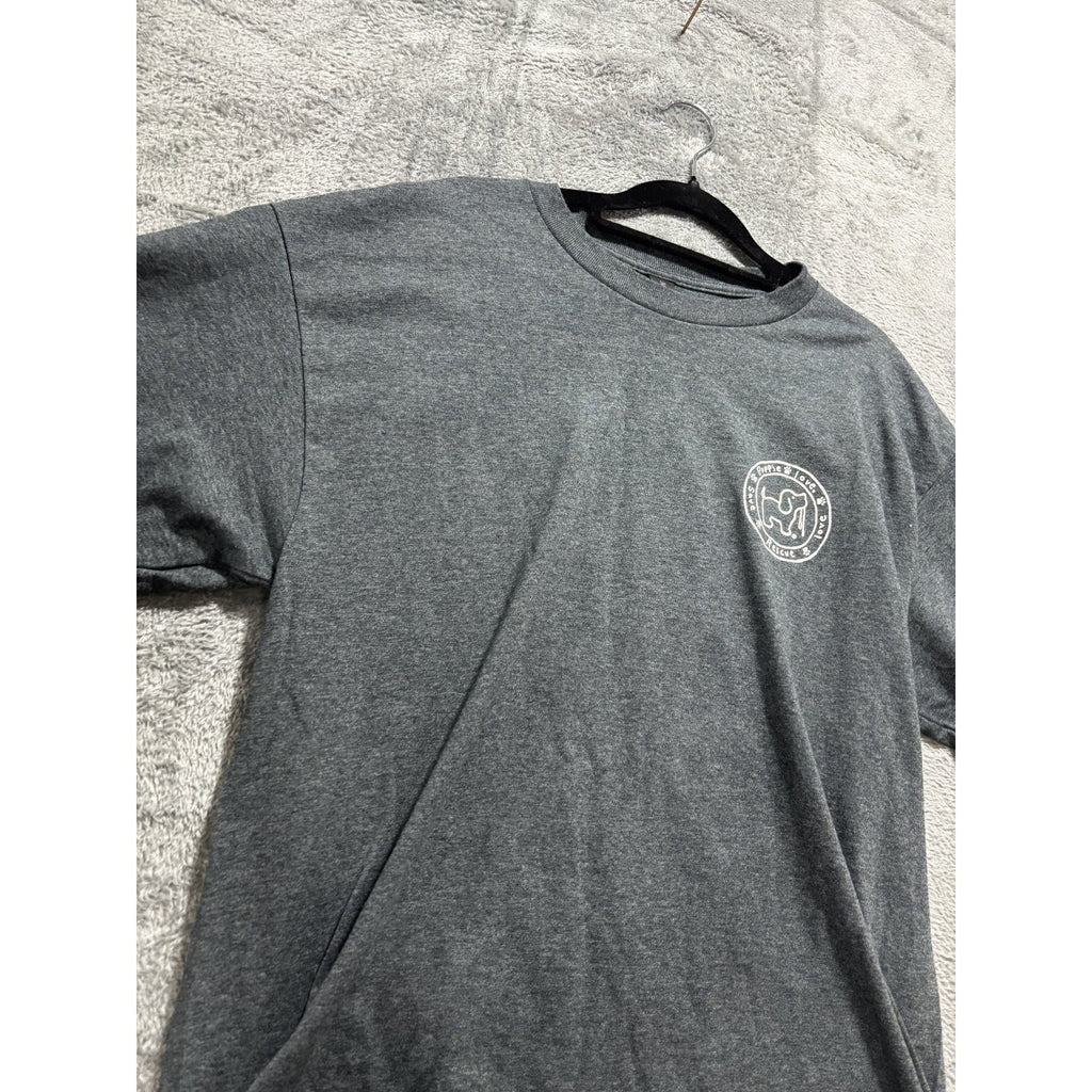 Gildan Men's Gray Puppie Love Halloween Tee Size L, photo 2 of 9