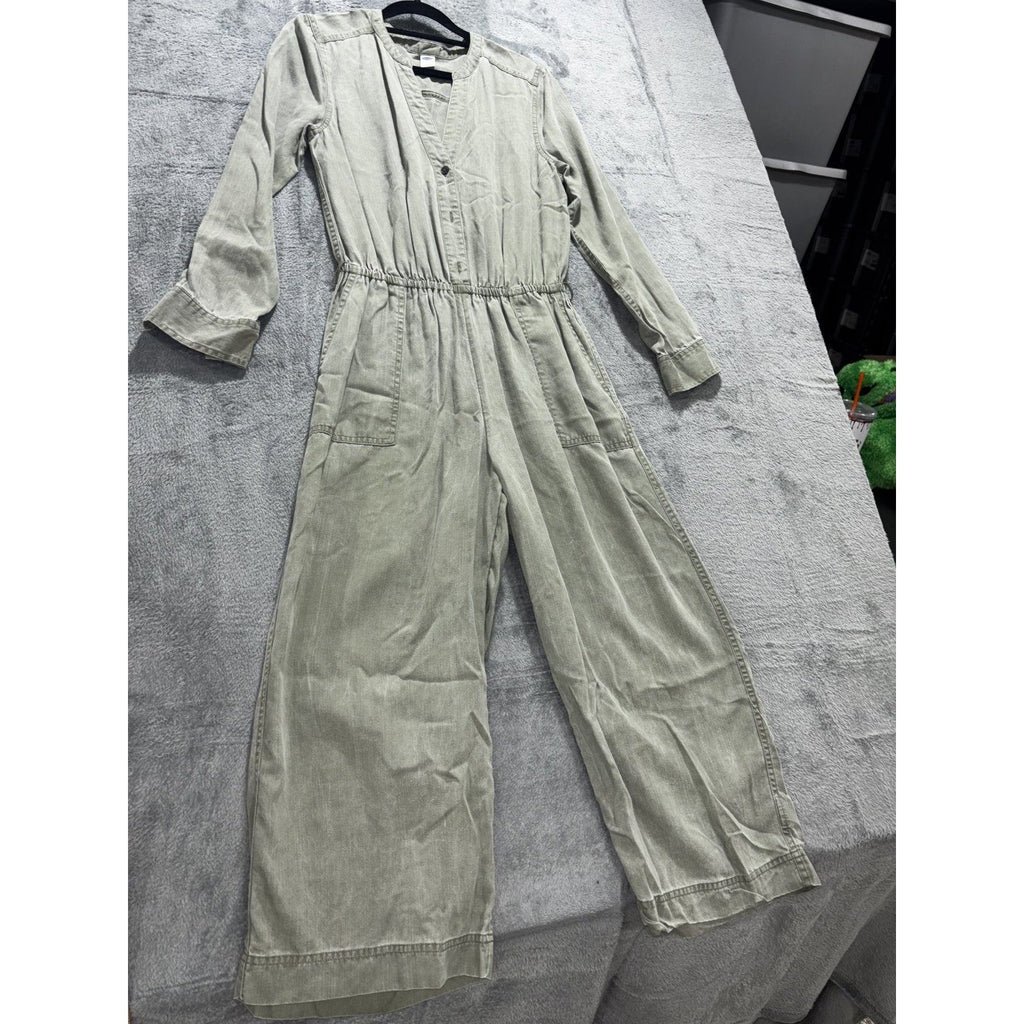 Old Navy Women's Sage Green Jumpsuit Size XS, photo 4 of 12