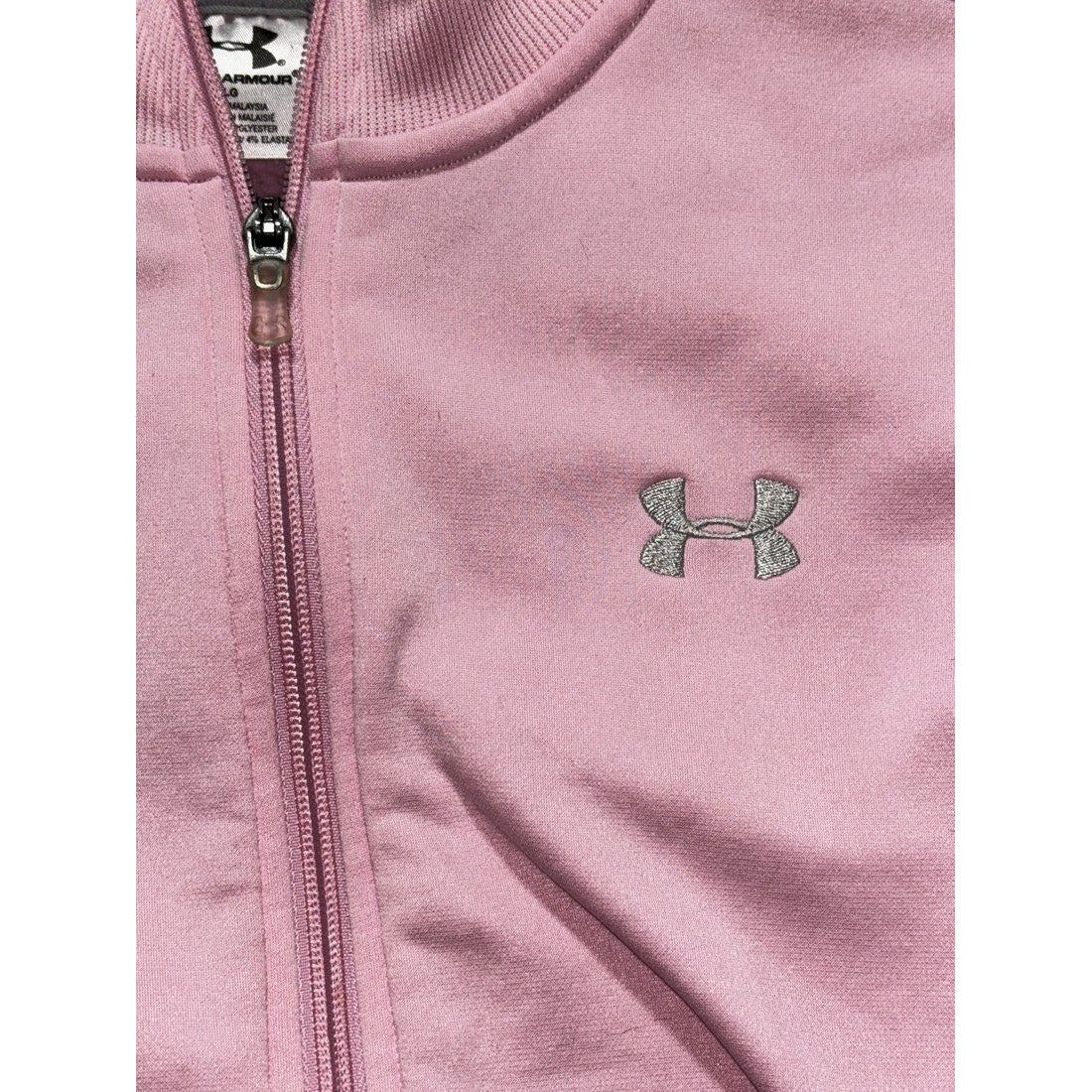 Under Armour Women's Pink Full Zip Jacket Size L, photo 5 of 9