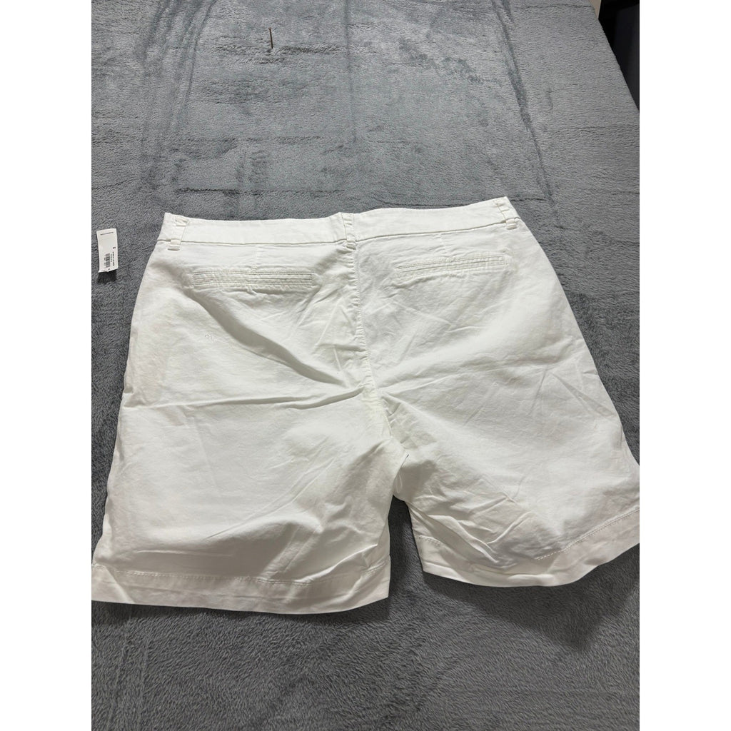 Old Navy 16 White Everyday Short Womens Casual Coastal Chino Shorts