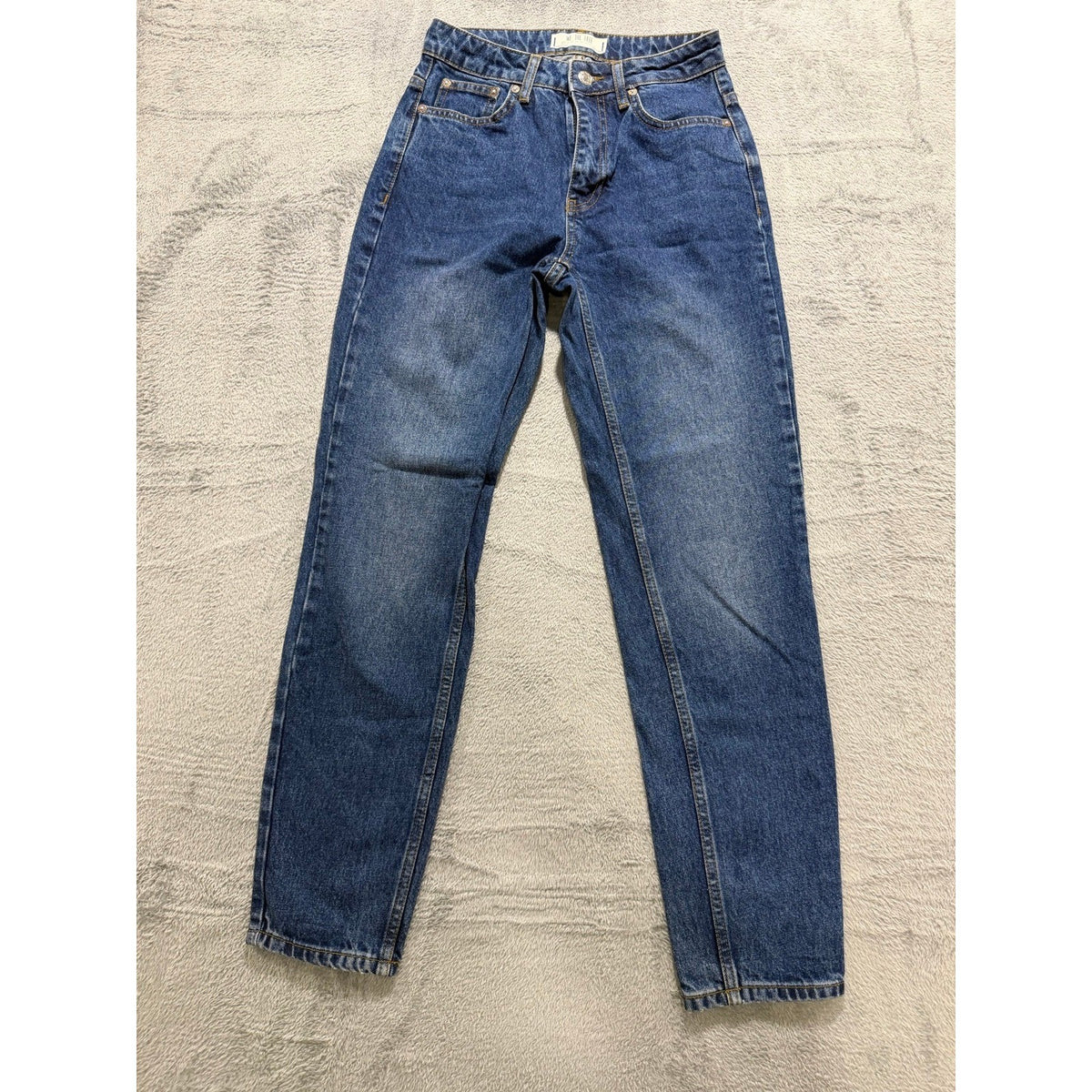 We The Free 24 Blue Jeans Womens High Rise Straight Leg Denim Boho Casual