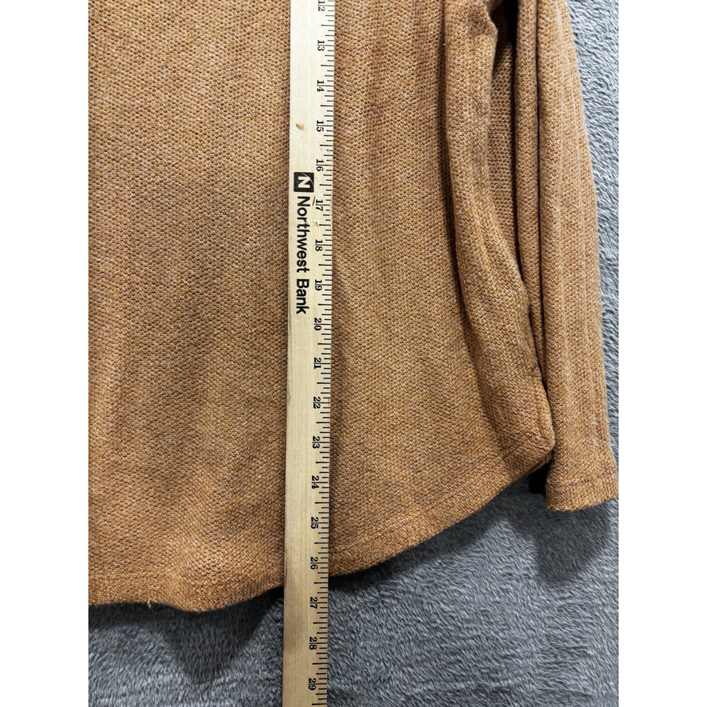 Old Navy Womens XL Camel Tan Mock Neck Sweater Pullover Cozy Casual