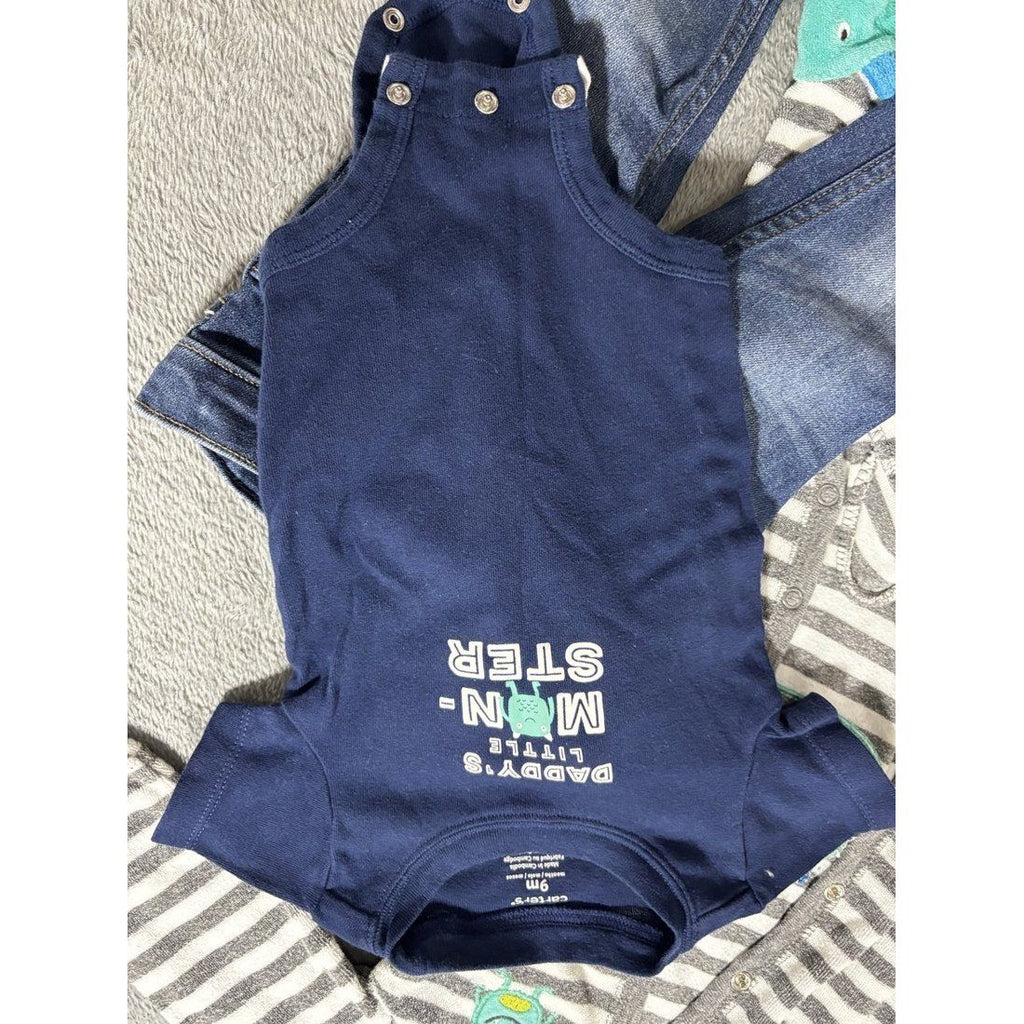 Baby Boy Monster Sleeper Jeans Lot 5 Pcs 9M, photo 6 of 12