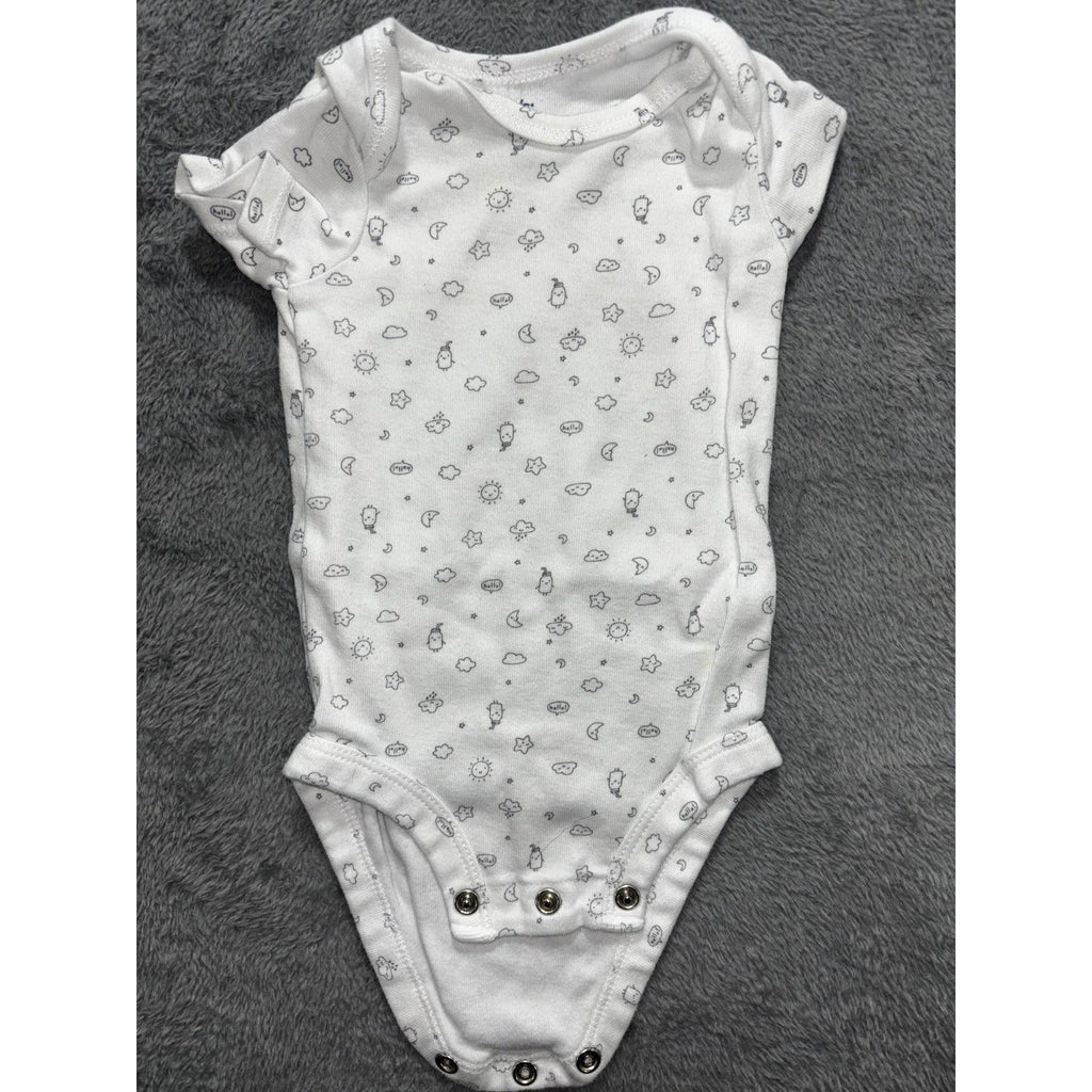 Carter's Baby Boy 3M 6 Piece Bundle Hoodie Sleeper Bodysuits Pants Blue Gray