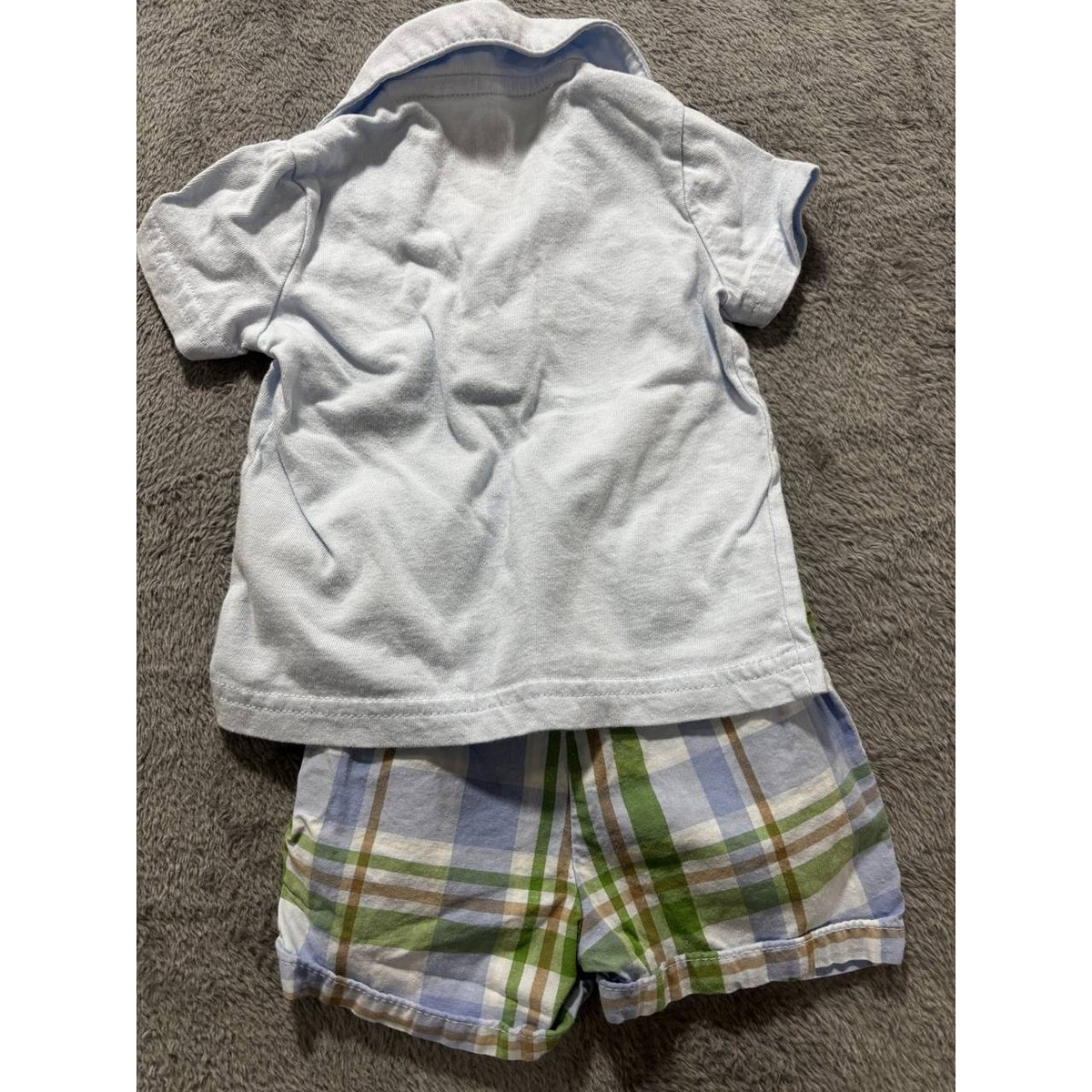 Carter's Baby Boy Overalls Bodysuits Lot 7 Pc 3M, photo 9 of 22