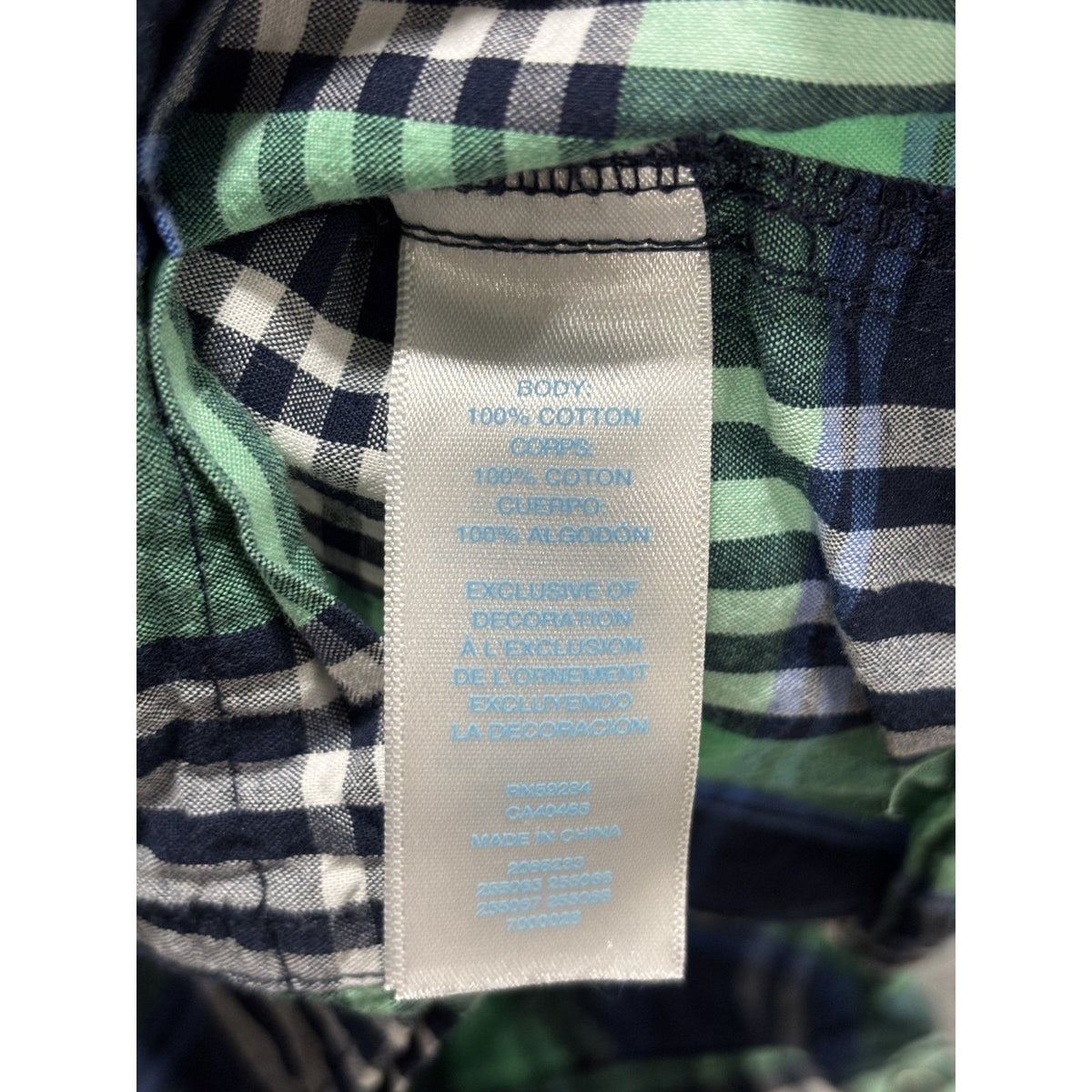OshKosh B'gosh Carter's Children's Place Baby 12M 4 Pc Plaid Shirts Jeans Romper