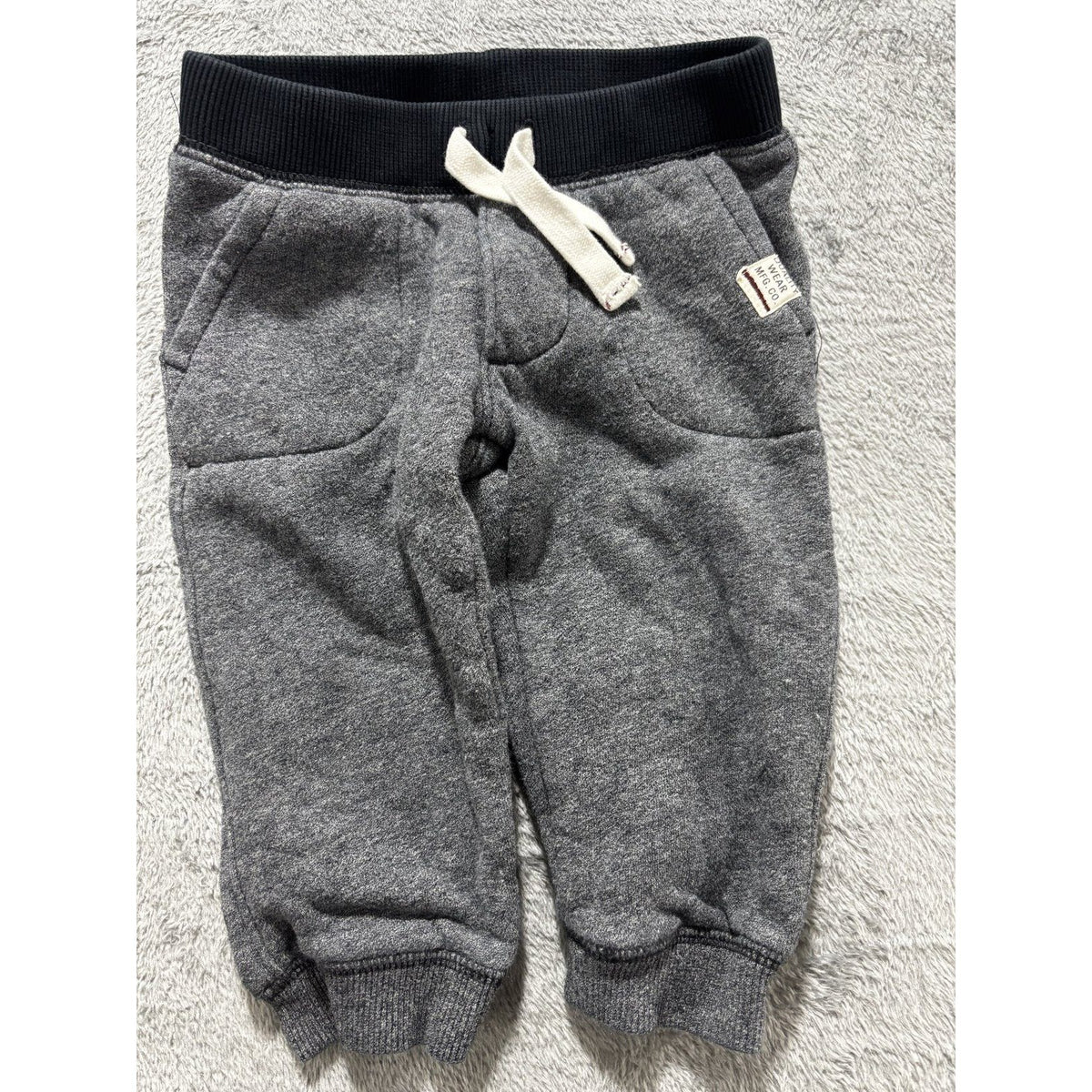 Baby B'gosh Baby Boy 12M 4 Piece Bundle Henley Joggers Hoodie Maroon Gray