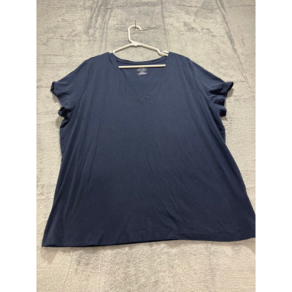 Banana Republic Women's Navy V-Neck Tee Size XXL, photo 10 of 10