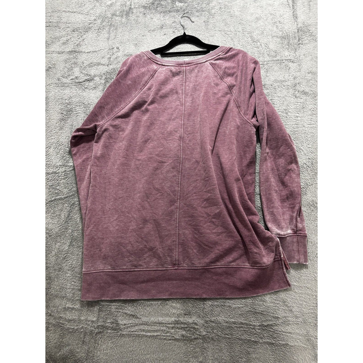 Balance Collection Womens XL Mauve Crewneck Sweatshirt Raglan Casual Athleisure
