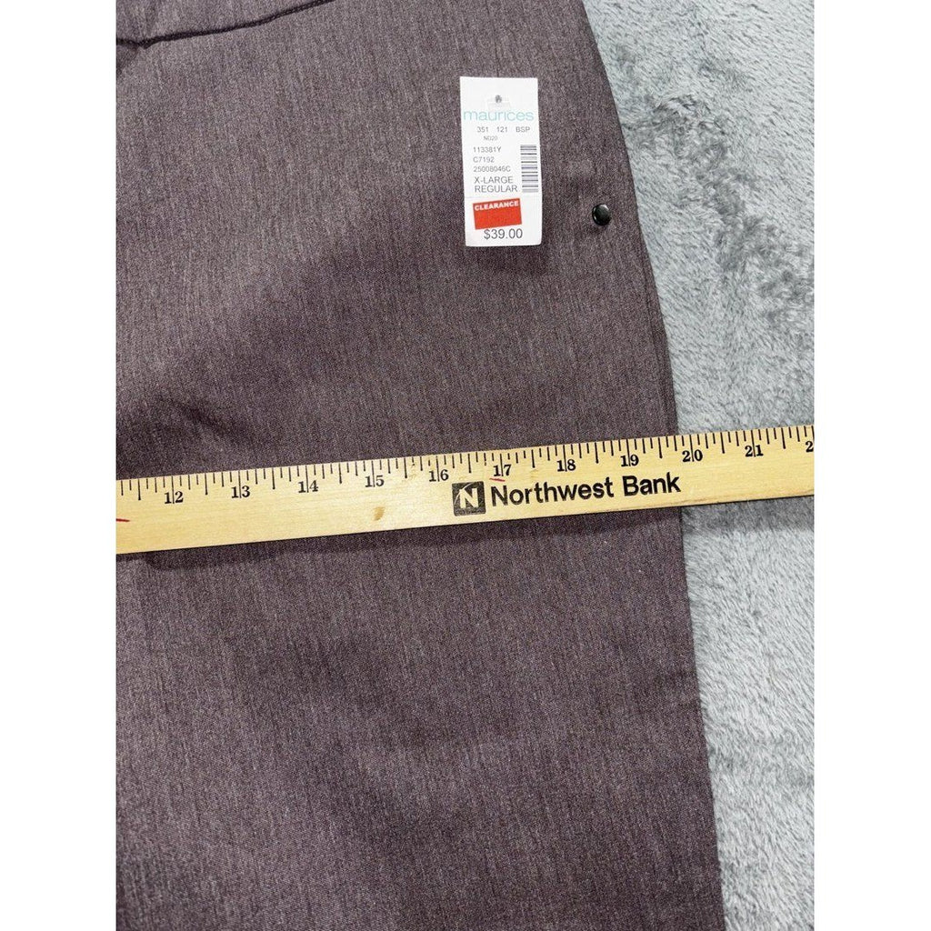 Maurices Women's Mauve Gray Skinny Pants Size XL, photo 7 of 12