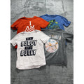 Boys 6 4 Piece Graphic Tee Bundle Wonder Nation Smiley World Gymboree OshKosh