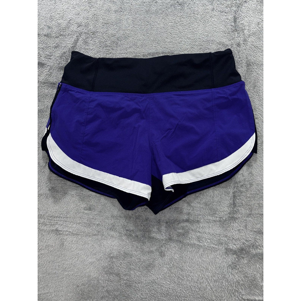 Athleta Women's Purple Lined Running Shorts Size S, photo 2 of 10