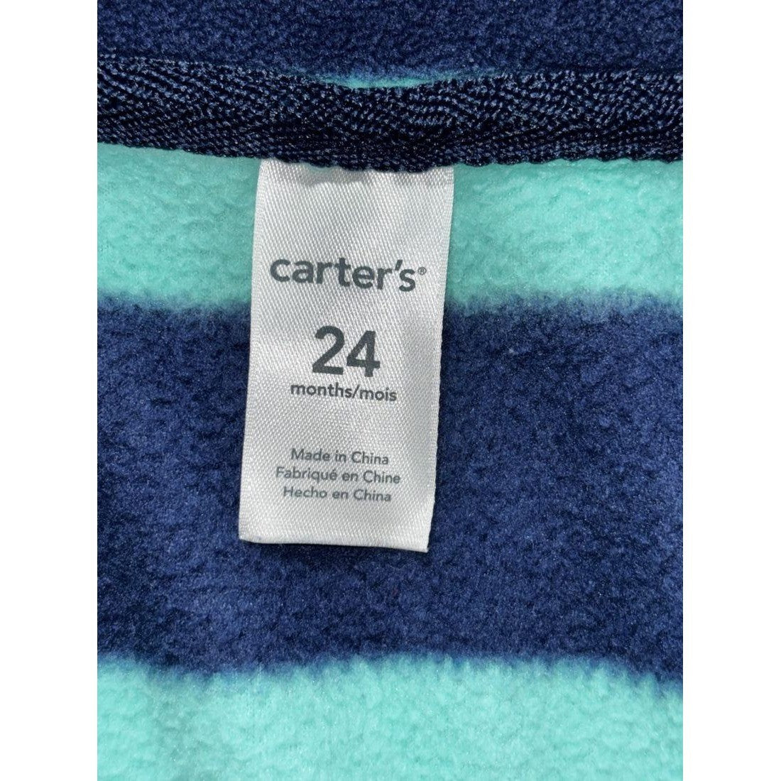 Carter's Baby Boy Navy Romper Hoodie Lot 4 Pc 24M, photo 7 of 16