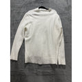 Old Navy Womens XL Ivory Cream Mock Neck Sweater Pointelle Casual Cozy