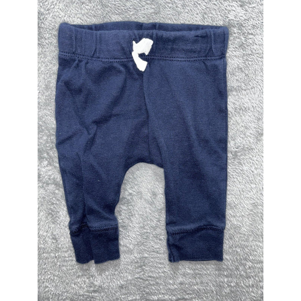 Carter's Baby Boy 3M 7 Piece Bundle Bodysuits Henley Pants Blue Brown Navy