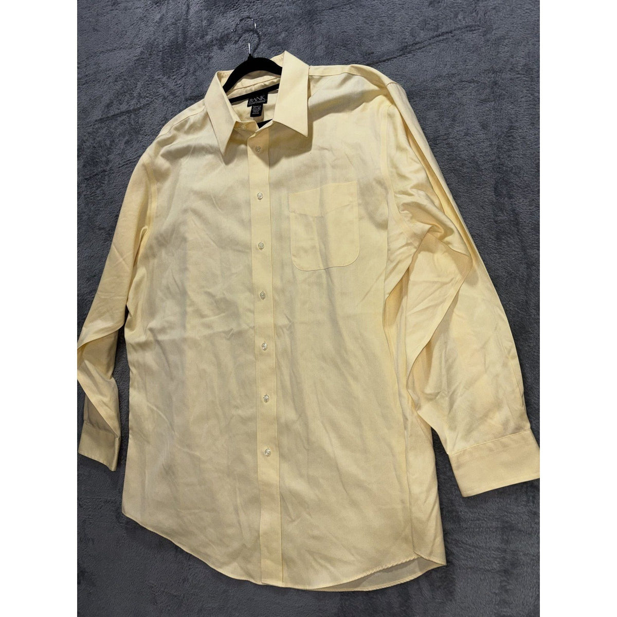 Jos. A. Bank Men's Yellow Dress Shirt 17 1/2-34, photo 2 of 8