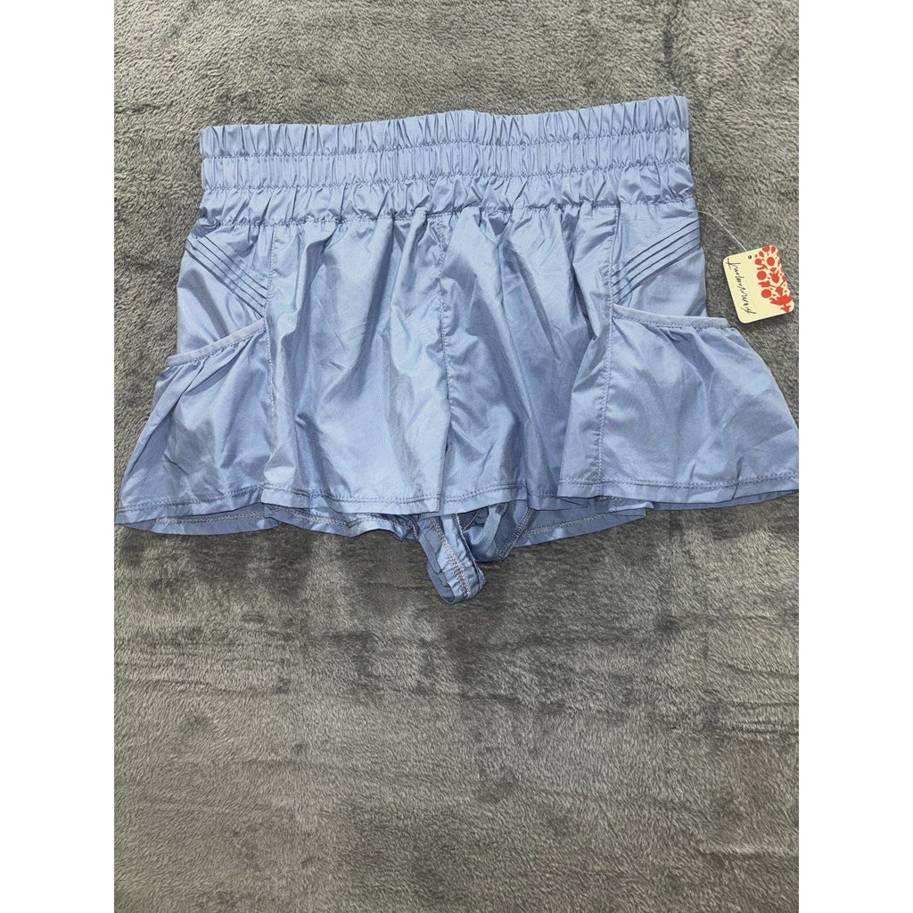FP Movement Women's Light Blue Ruffle Shorts Size M, photo 2 of 14