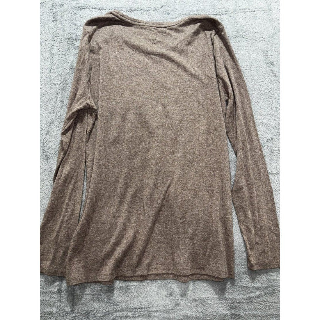A New Day Women's Brown Long Sleeve Tee Size XL, photo 8 of 10