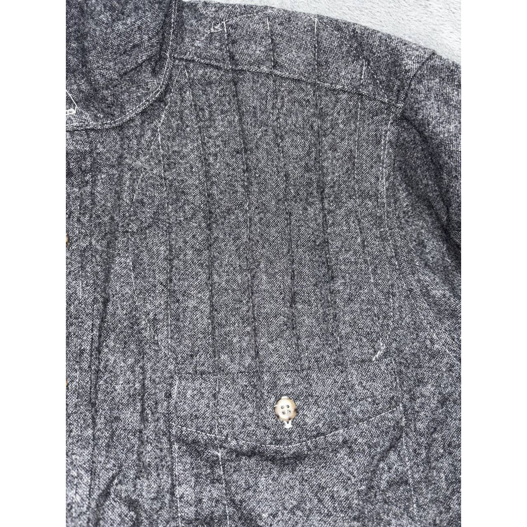 Pendleton Men's Charcoal Wool Shirt Size L, photo 9 of 11