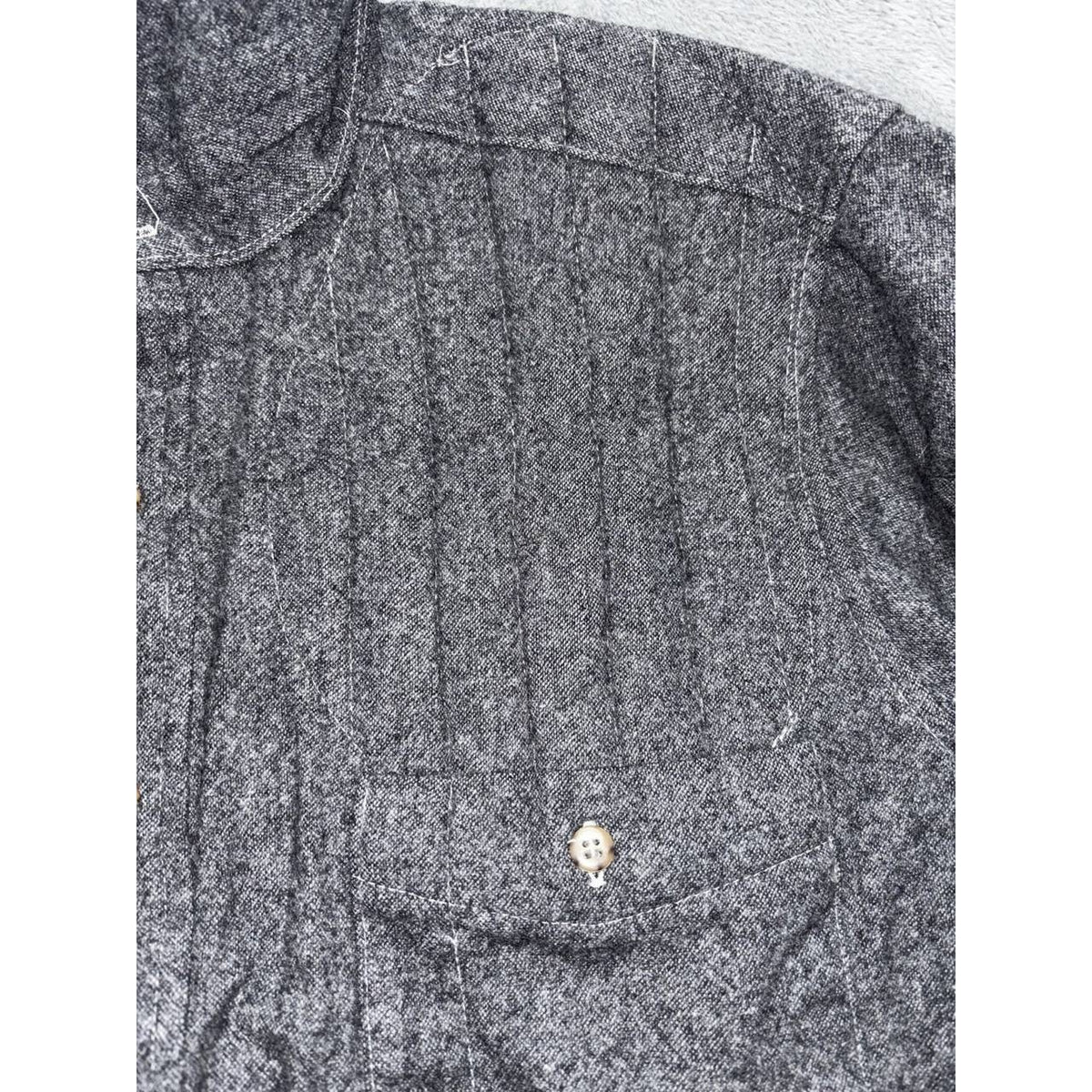 Pendleton Men's Charcoal Wool Shirt Size L, photo 9 of 11