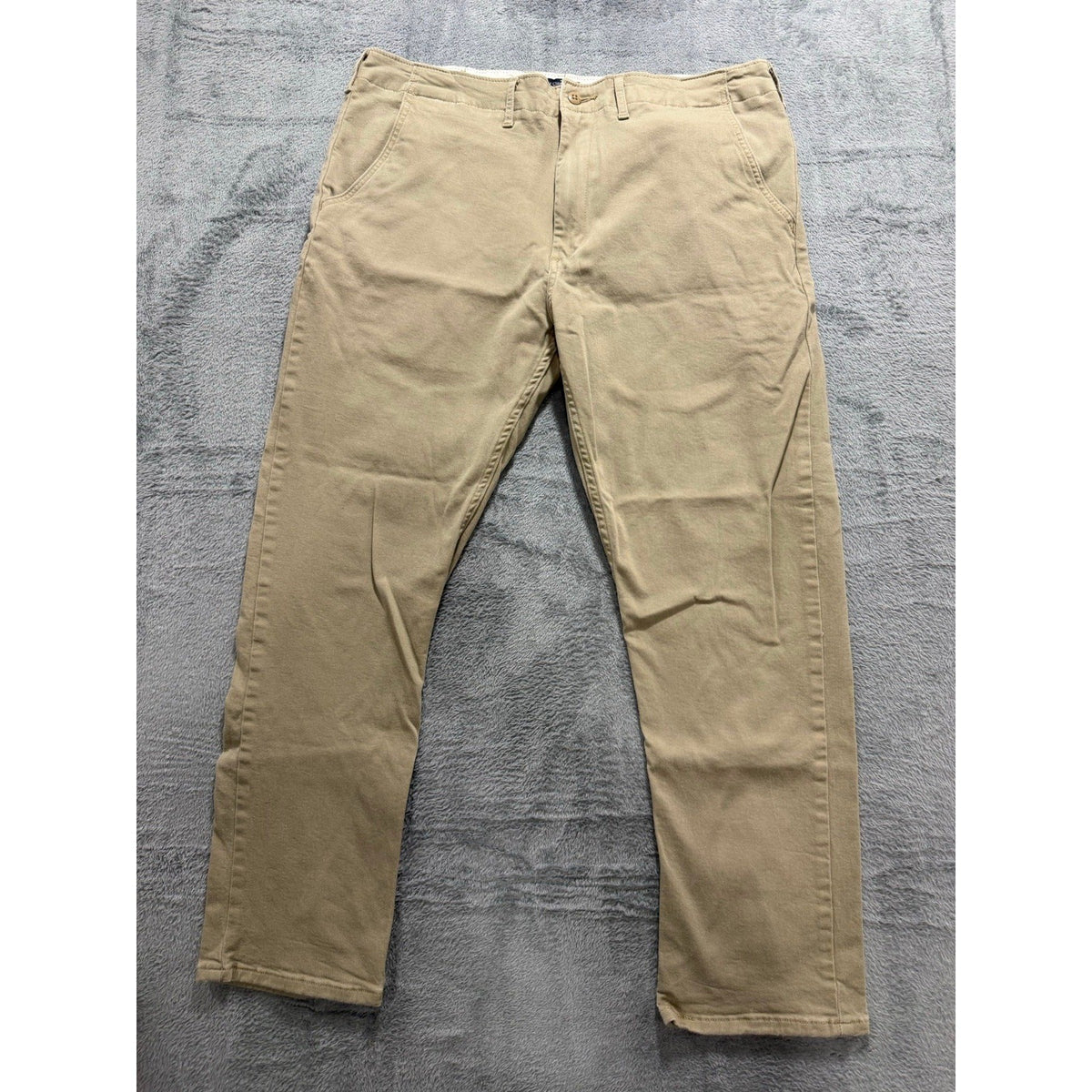 Levi Strauss & Co W36 L30 Khaki Chino Pants Mens Casual Preppy Vintage