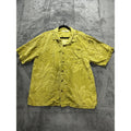 Tommy Bahama Mens XL Chartreuse Green Palm Leaf Short Sleeve Button Up Shirt