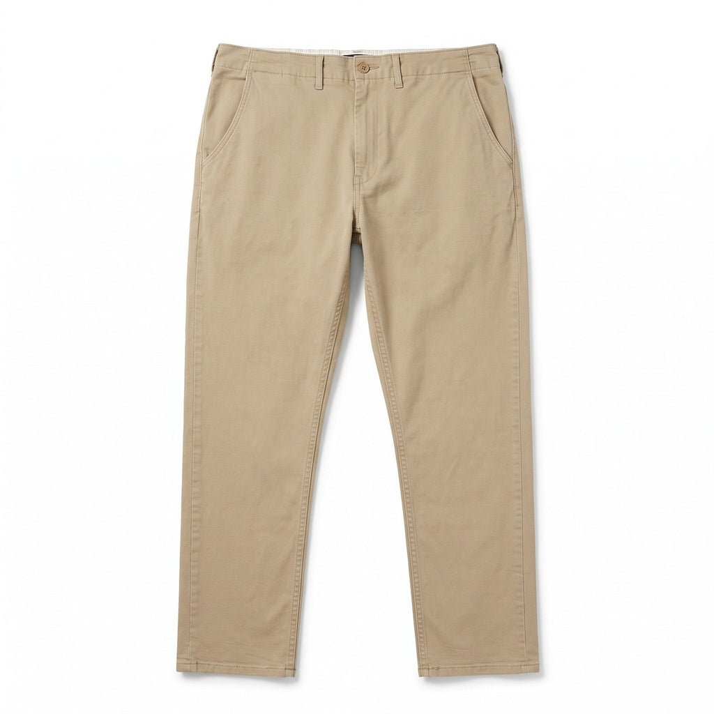 Levi Strauss & Co W36 L30 Khaki Chino Pants Mens Casual Preppy Vintage