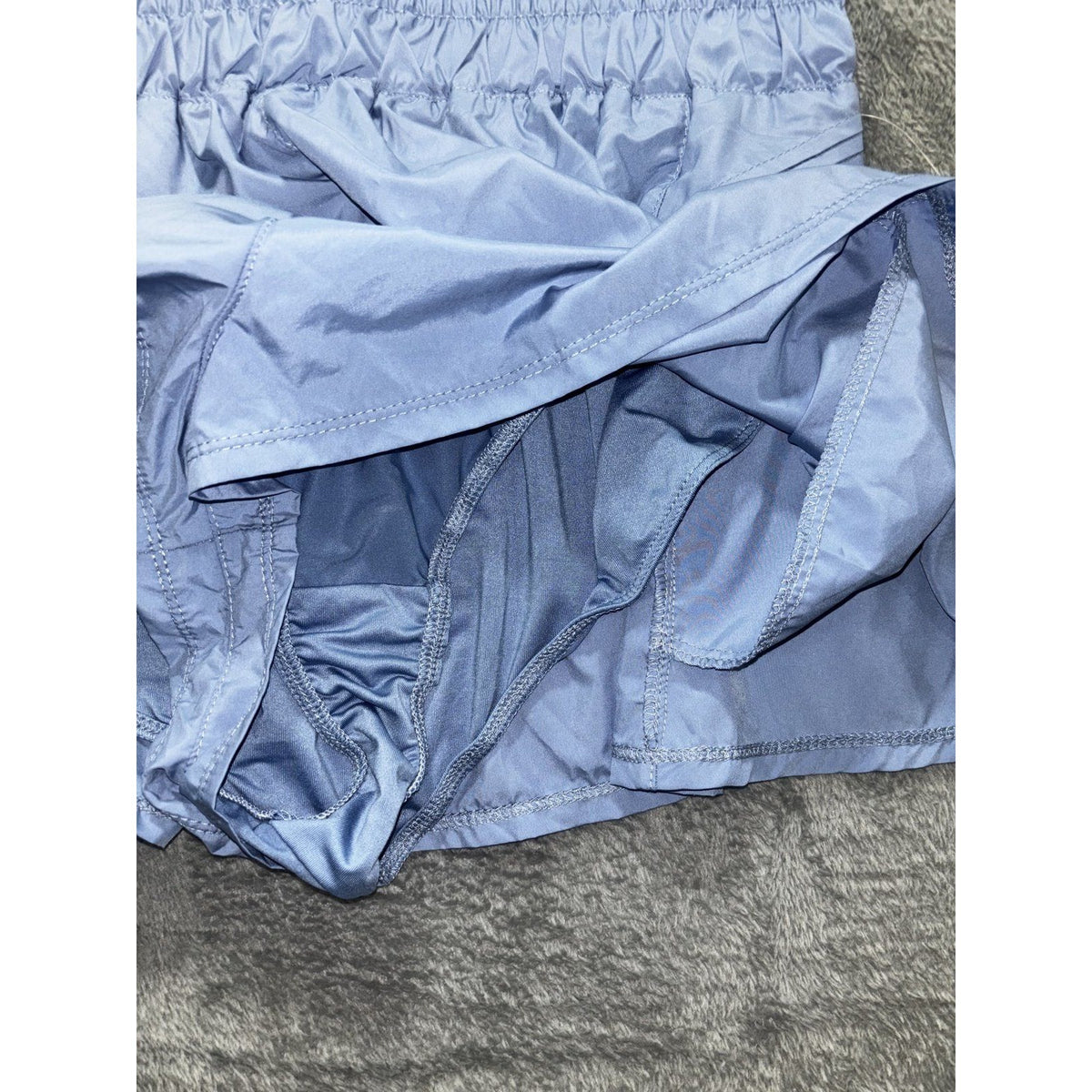 FP Movement Women's Light Blue Ruffle Shorts Size M, photo 5 of 14