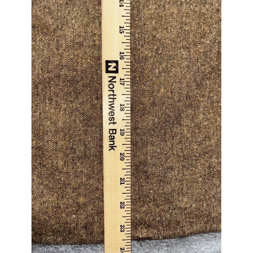 Women's Brown Tweed Wool Blend A-Line Skirt Size 12, photo 5 of 11