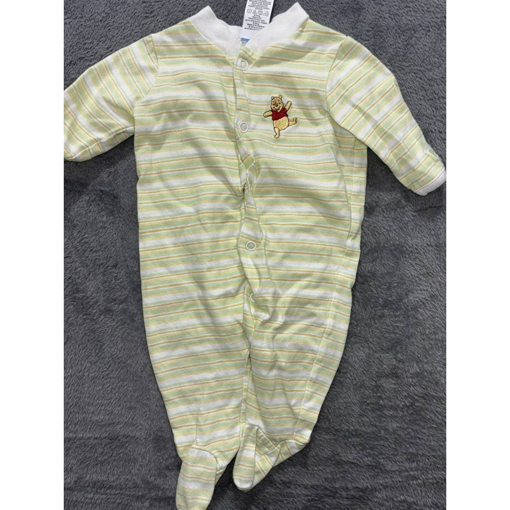 Baby Pooh Sleeper Bodysuits Pants Lot 5 Pcs 0-3M, photo 2 of 16