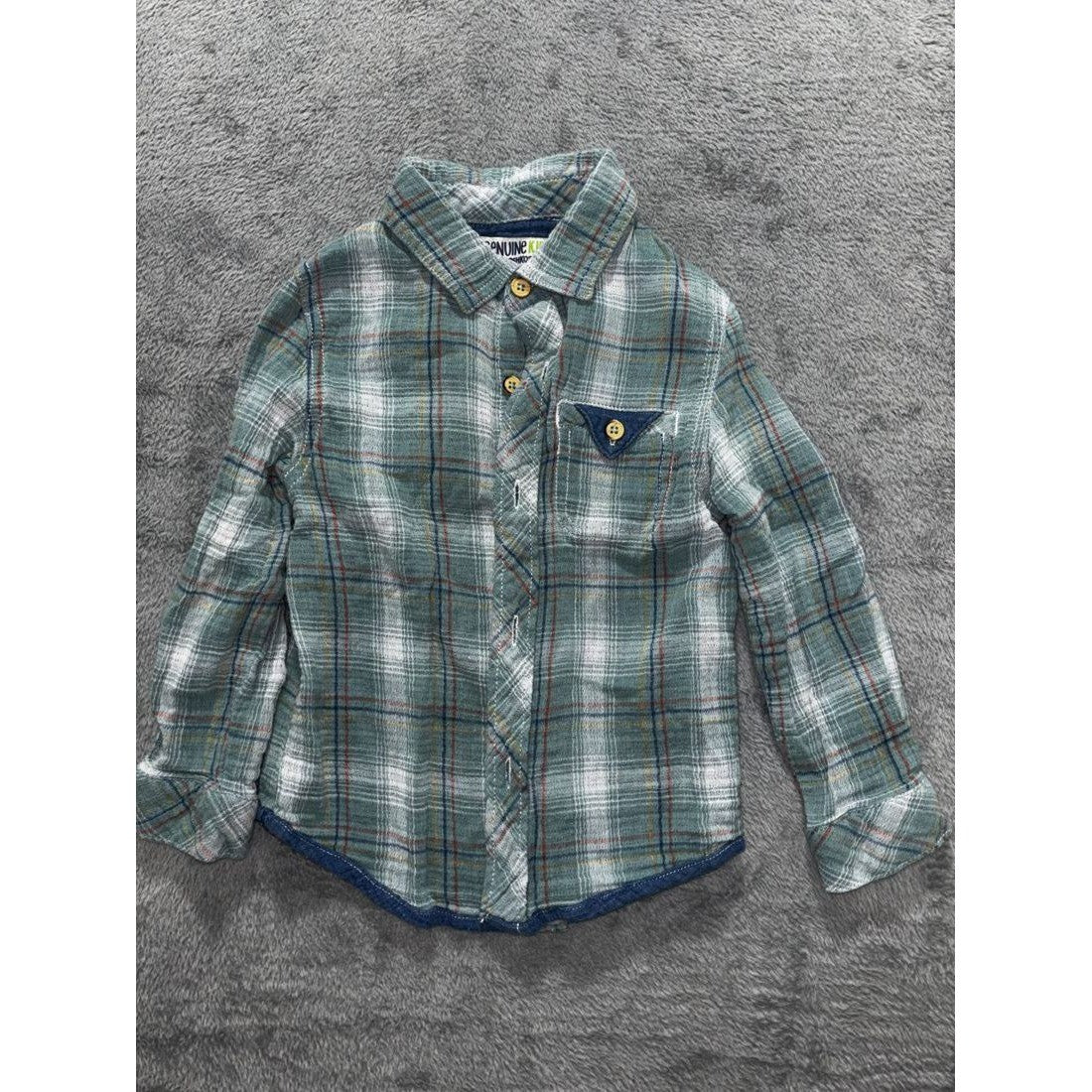 OshKosh & Carter's Boy Plaid Shirts Lot 5 Pcs 3T, photo 17 of 20