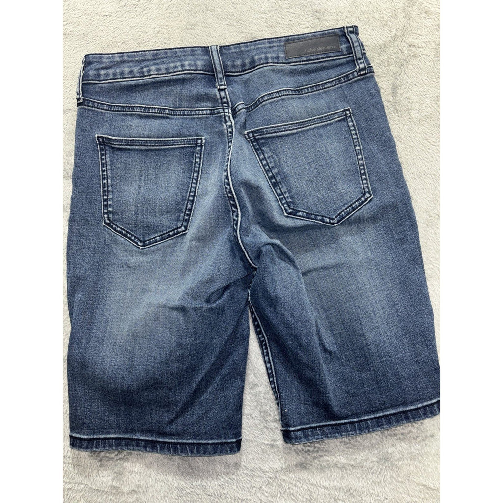 Calvin Klein Women's Medium Wash Denim Shorts Size 4, photo 5 of 12