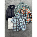 OshKosh & Carter's Boy Plaid Shirts Lot 5 Pcs 3T