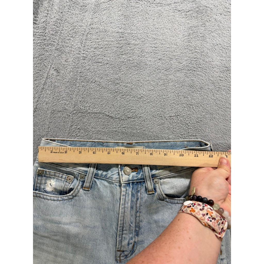 Madewell 23 Womens Light Wash The Perfect Summer Jean Straight Leg Casual Denim