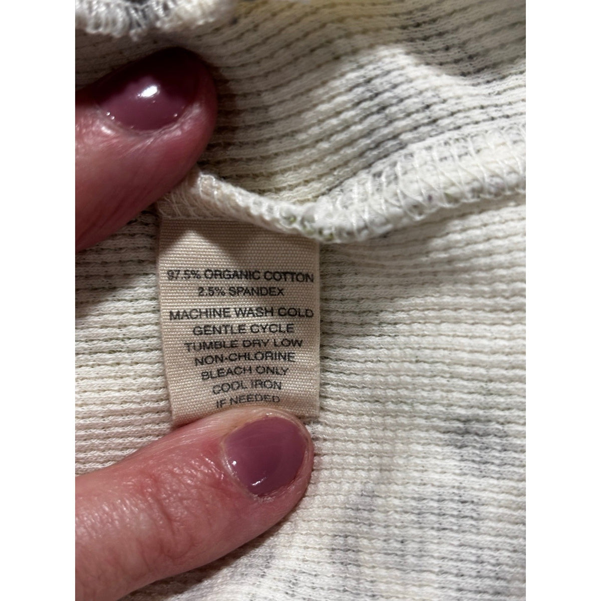 Eastern Mountain Sports Future Consciousness Womens XS Cream Waffle Top