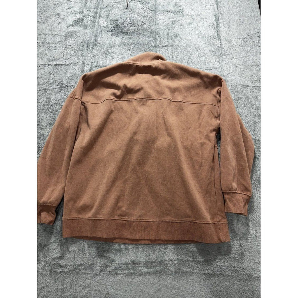Maurices Women's Rust Quarter Zip Sweatshirt Size XL, photo 9 of 10