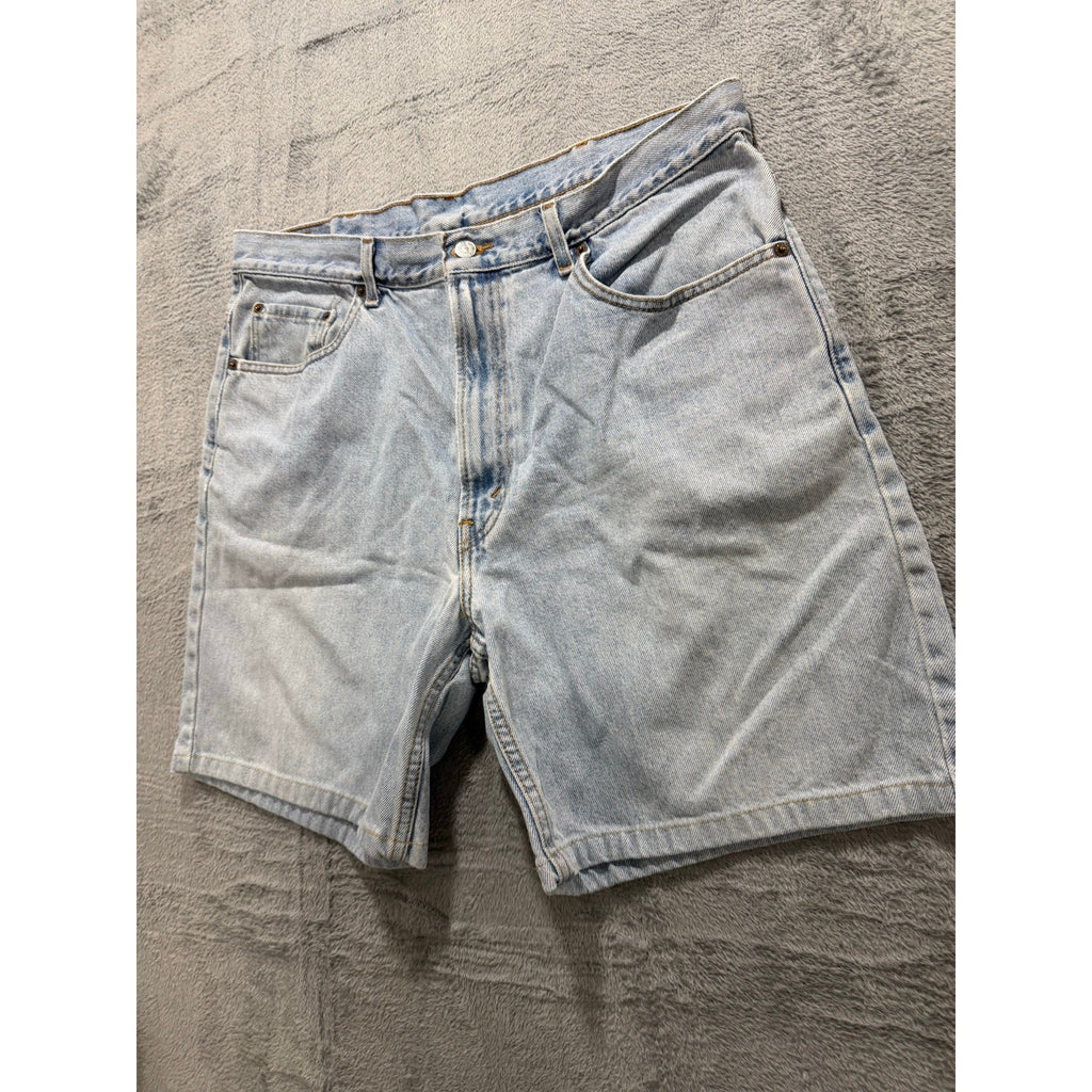 Levi's 550 W38 Light Wash Blue Denim Shorts Relaxed Fit Vintage Casual