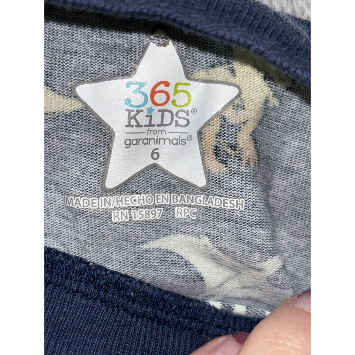 365 Kids from Garanimals Boys 6 4 Pc Bundle Windbreaker Jeans Tee Shorts Dino
