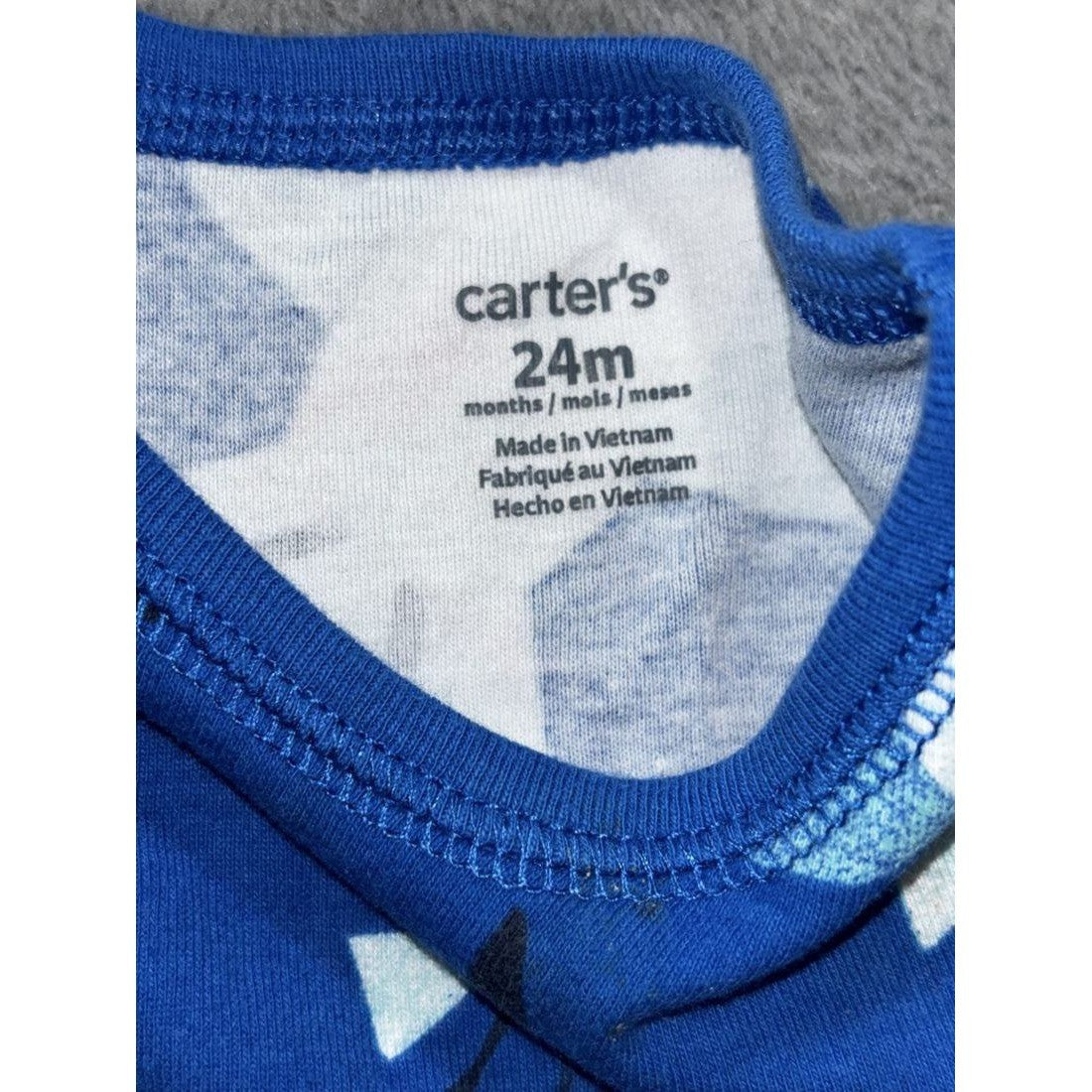 Carter's Baby Boy Bodysuits & Romper Lot 6 Pcs 24M, photo 18 of 23