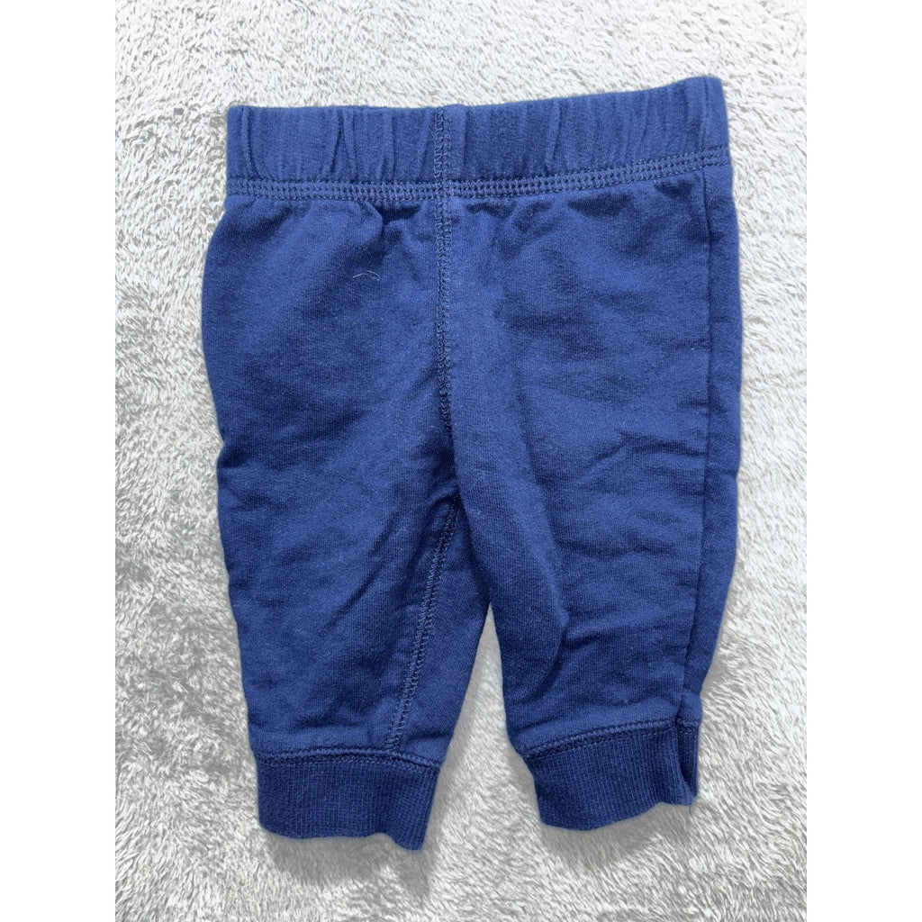 Carter's Baby Boy 3M 7 Piece Bundle Bodysuits Henley Pants Blue Brown Navy