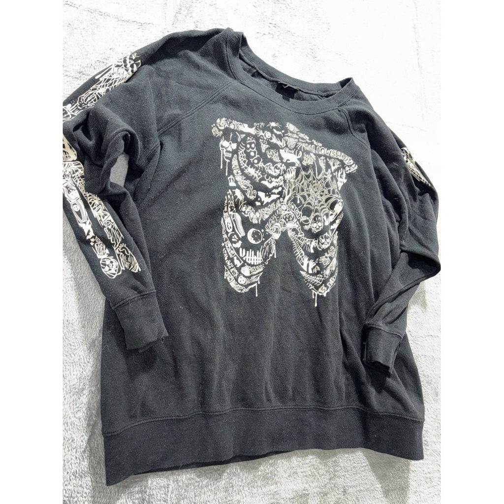 Torrid Women's Black Skeleton Sweatshirt Plus Size 1, photo 11 of 12