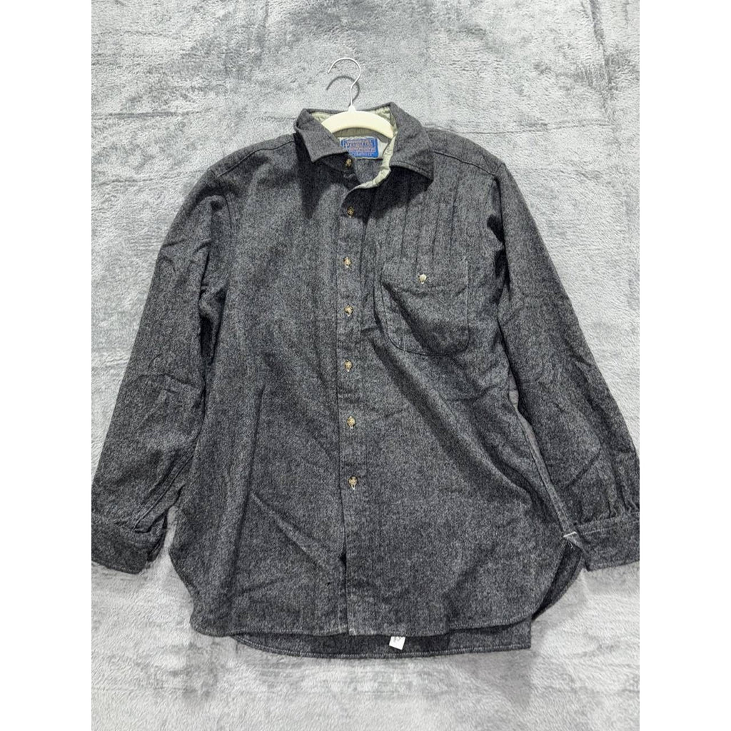 Pendleton Men's Charcoal Wool Shirt Size L