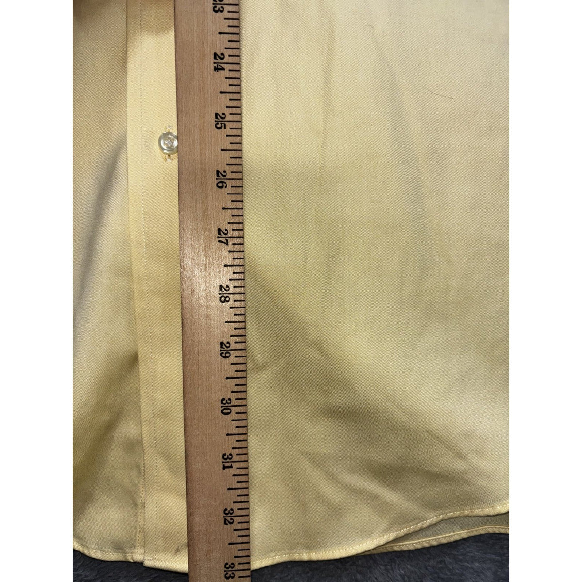 Jos. A. Bank Men's Yellow Dress Shirt 17 1/2-34, photo 8 of 8
