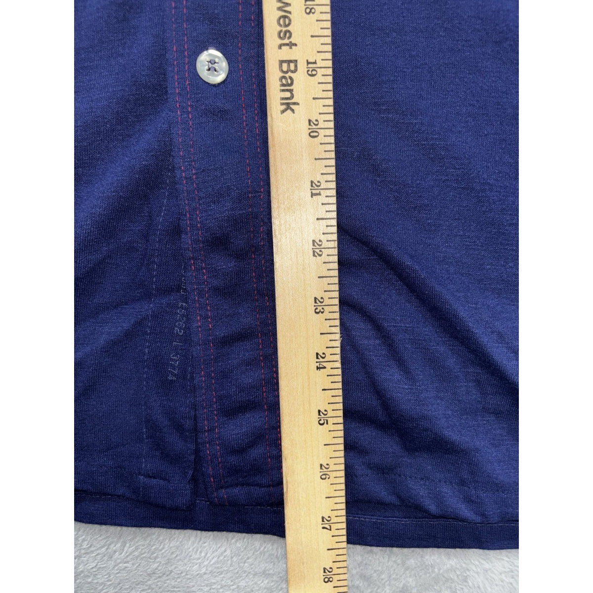 Gallerie Donegal Mens L Navy Long Sleeve Button Up Shirt Classic