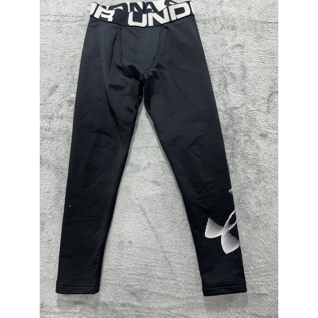 Under Armour Youth XS S 6 Pc Black Gray Athletic Bundle Tops Shorts Leggings