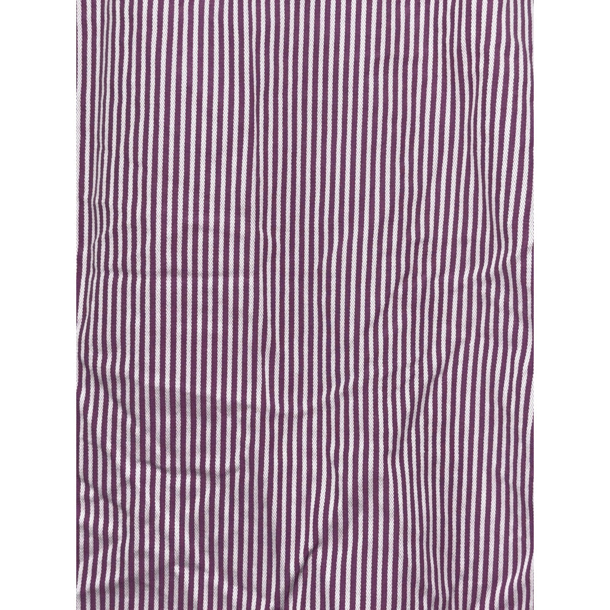 Hugo Boss Mens 16 1/2 34/35 Purple Striped French Cuff Dress Shirt Business