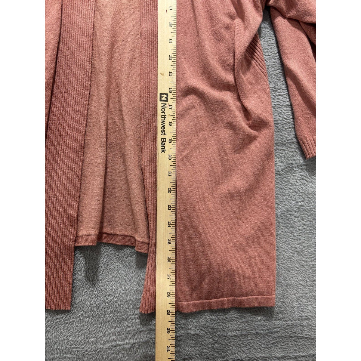 Maurices Womens XL Dusty Rose Open Front Cardigan Casual Layering