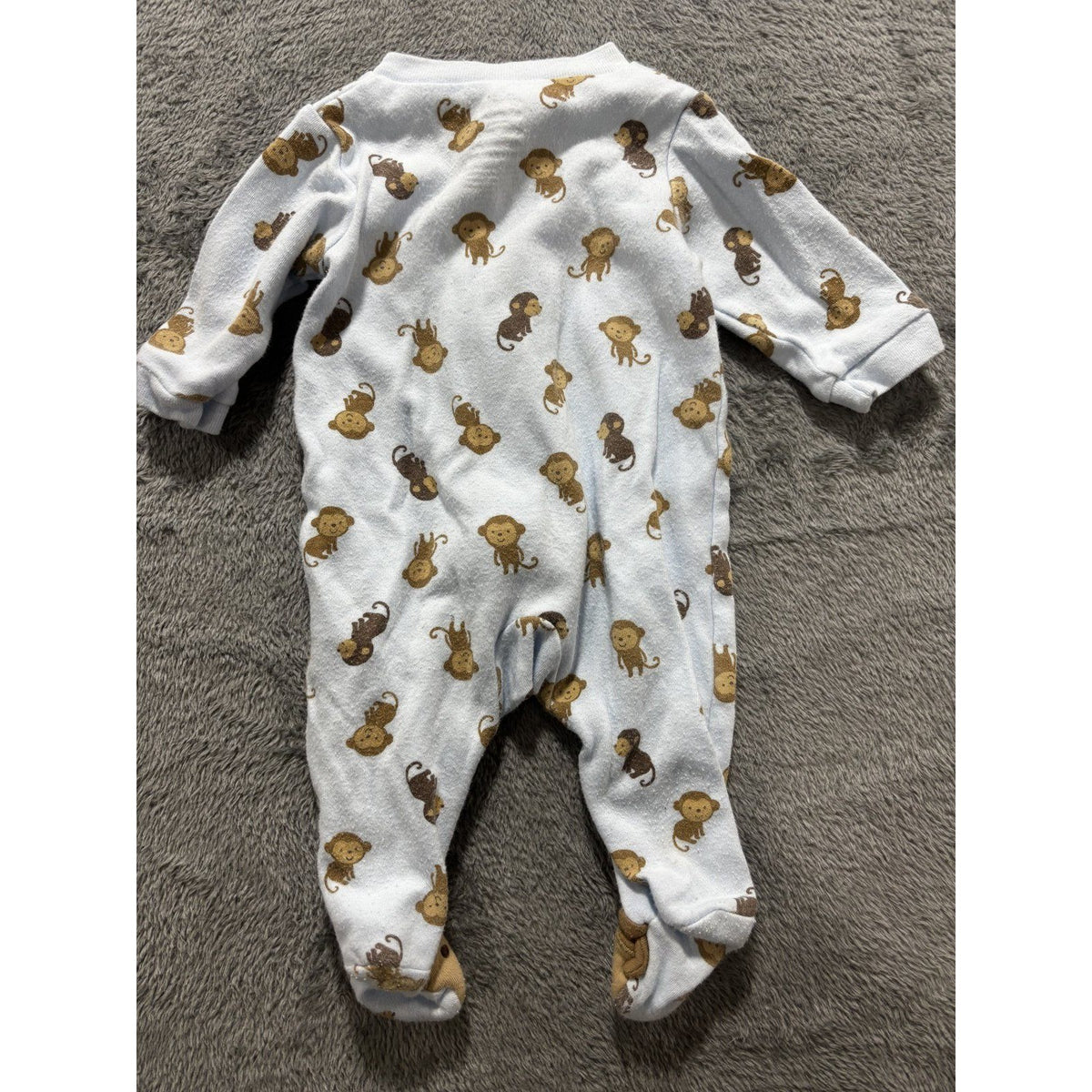 Carter's Child of Mine Baby Boy NB 6 Piece Bundle Sleeper Hoodie Pants
