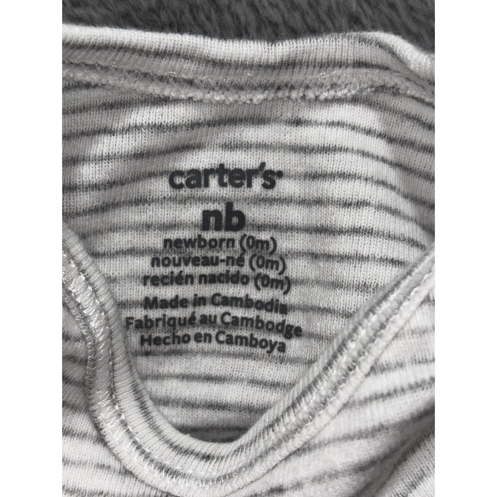 Carter's Baby Boy 3M 7 Piece Bundle Bodysuits Henley Pants Blue Brown Navy